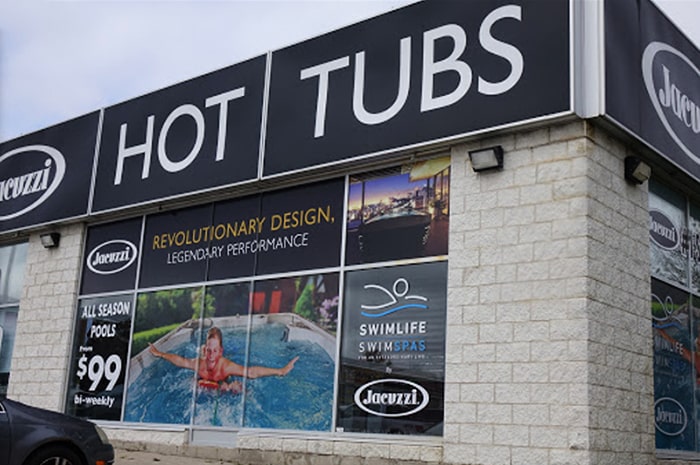Jacuzzi Ontario Barrie showroom exterior Jacuzzi Ontario Barrie showroom exterior